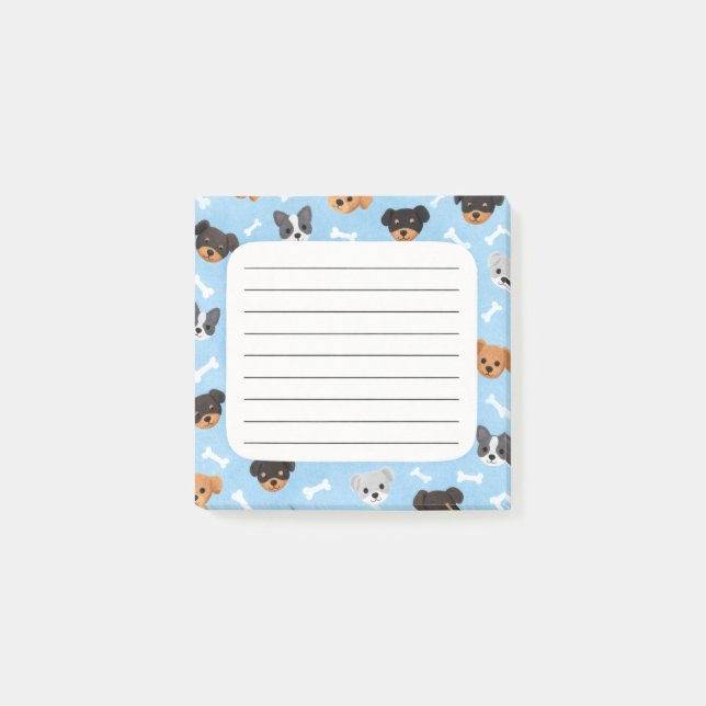 Notas Post-it® Dogs Post-It Notes (Anverso)