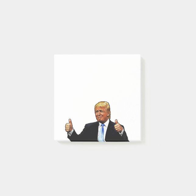 NOTAS POST-IT® DONALD TRUMP POST IT NOTES (Anverso)