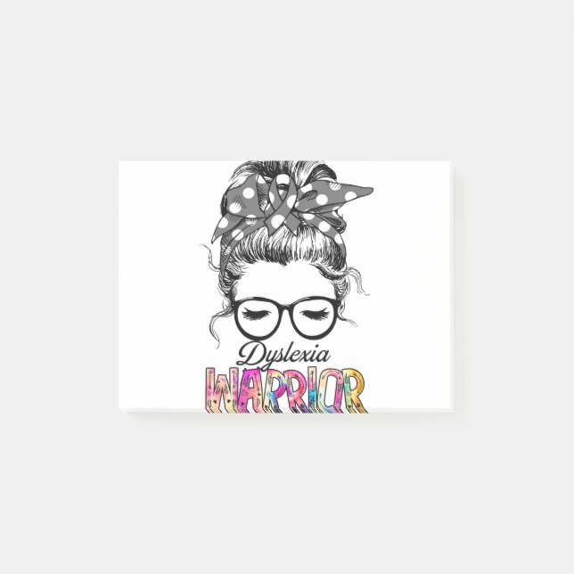 Notas Post-it® Dones de la cinta de opciones del mes de sensibili (Anverso)