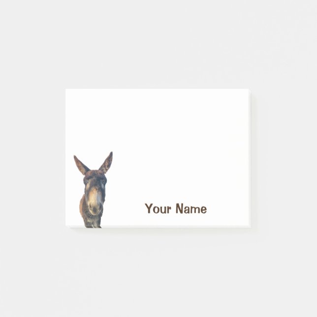 Notas Post-it® Donkey Farm Animal Notes (Anverso)