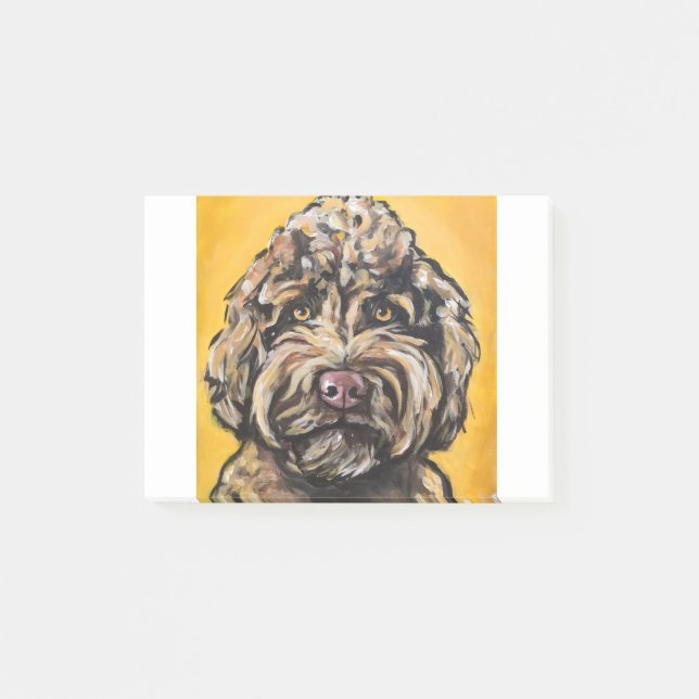 Notas Post-it® Doodle de chocolate (Anverso)
