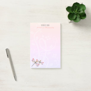 Notas Post-it® Dos Dragonflies sobre pasteles personalizados
