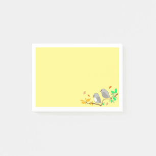 Notas Post-it® Dos pequeños pájaros