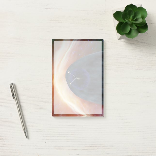 Notas Post-it® Dos Vehículos Espaciales De Voyager Que Exploran E (Oficina)