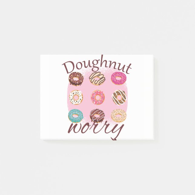 Notas Post-it® Doughnut Worry (Anverso)