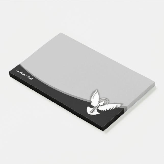 Notas Post-it® Dove con clave (En perspectiva)