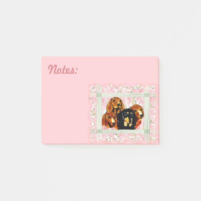 Notas Post-it® Doxie (Anverso)