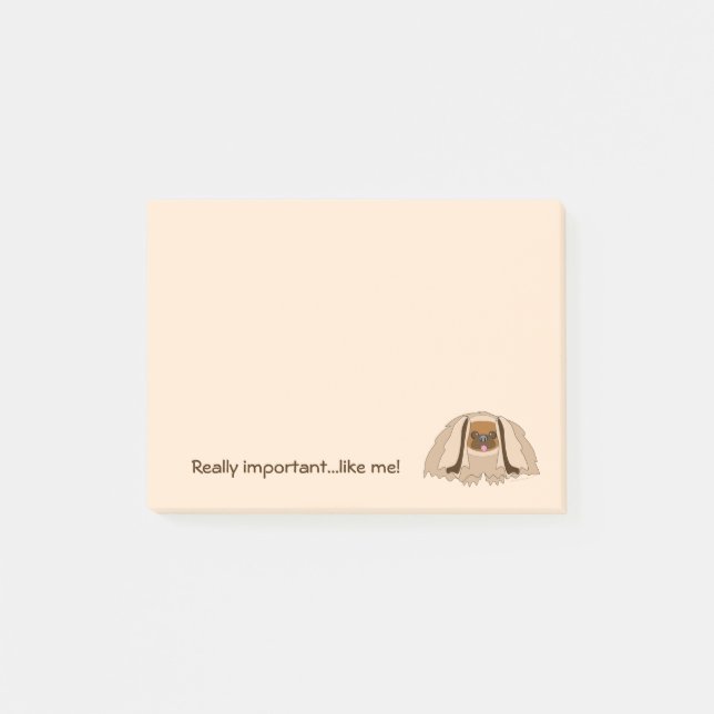 Notas Post-it® Doy un regalo a la dueña del Perro Pekingese: Bree (Anverso)