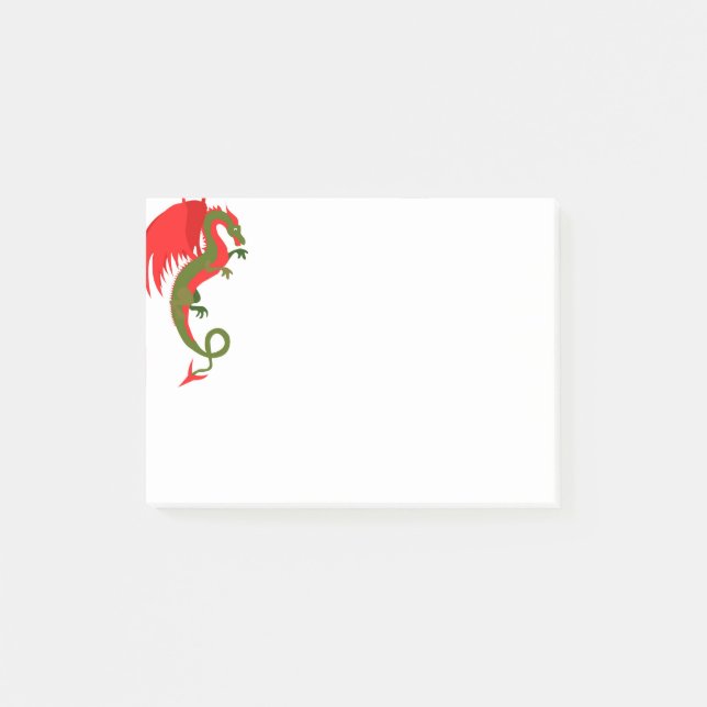 Notas Post-it® Dragón (Anverso)