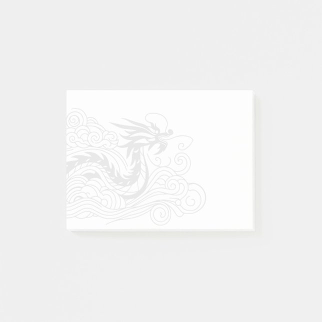 Notas Post-it® Dragón chino (Anverso)