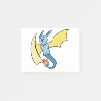 Notas Post-it® Dragón del orgullo pansexual