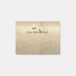 Notas Post-it® Dragonfly de oro