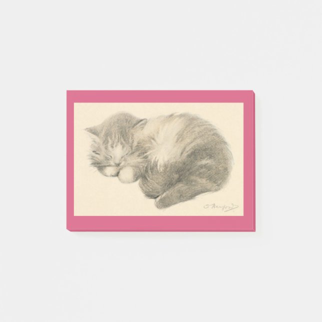Notas Post-it® Dreaming Kitty (Anverso)