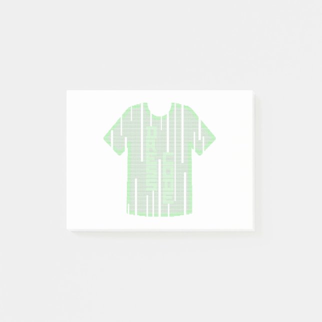 Notas Post-it® DRESS CODE ! (geek, mode, informatique) (Anverso)