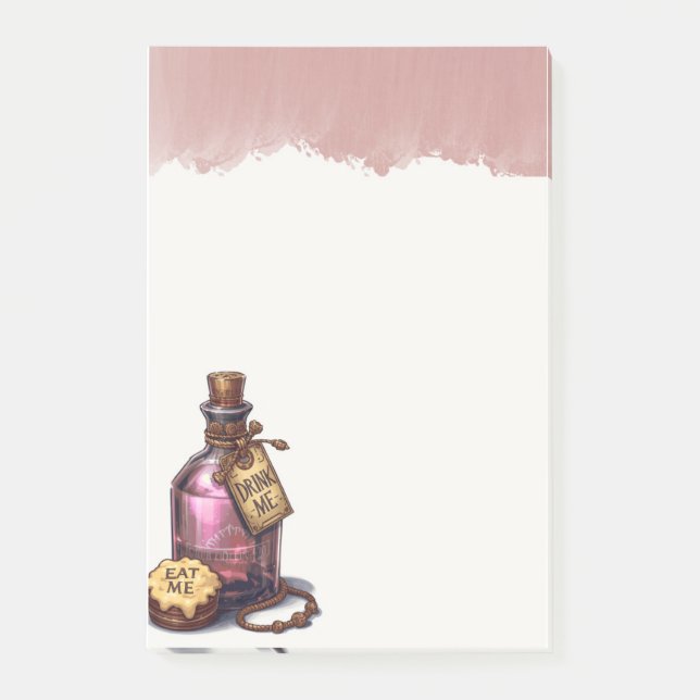Notas Post-it® Drink Me Wonderland (Anverso)