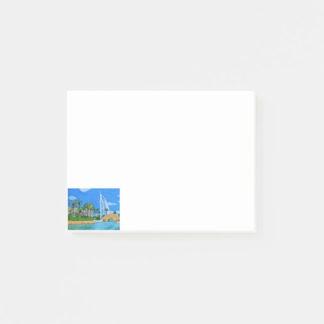 Notas Post-it® Dubai, Emiratos Árabes Unidos (Anverso)