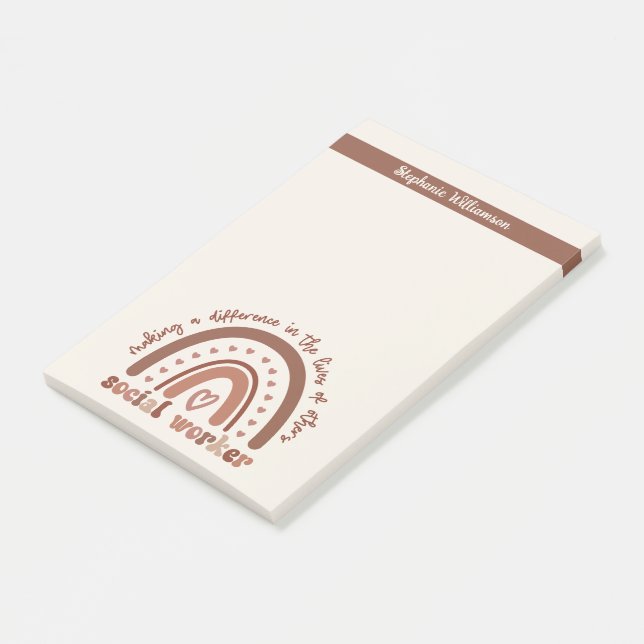 Notas Post-it® Duelo de graduación por agradecimiento de personal (En perspectiva)