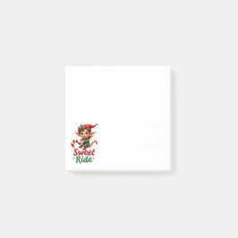 Notas Post-it® Duende de Paseo Navideño Dulce