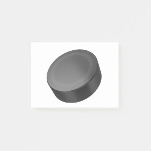 Notas Post-it® Duende malicioso de hockey en blanco
