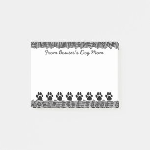 Notas Post-it® Dueño lindo y divertido del perro casero