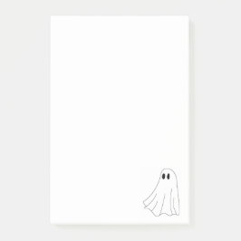 Notas Post-it® Dulce Patrón de Fantasma Pastel
