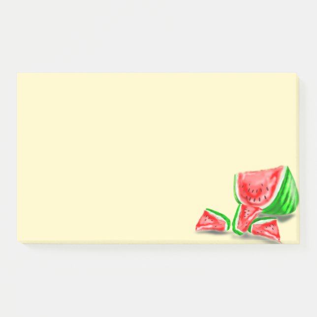 Notas Post-it® Dulce sandía (Anverso)