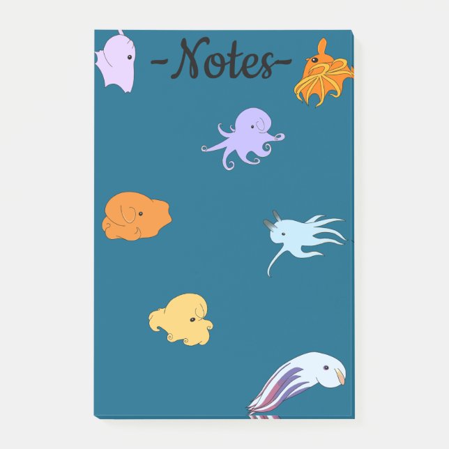Notas Post-it® Dumbo Octopuses (Anverso)