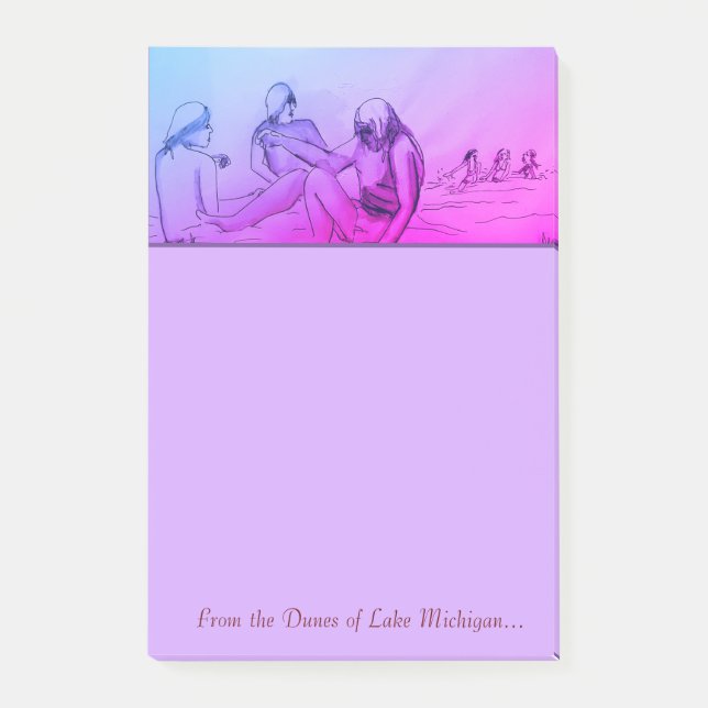 Notas Post-it® Dunes of Lake MichiganPost-It Notes (Anverso)
