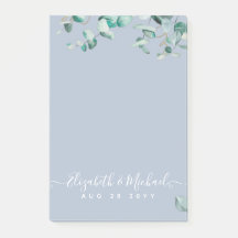Dusty Blue Eucalyptus Greenery BODA Planning