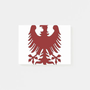 Notas Post-it® Eagle Coat Arms Phoenix Maroon Nobleza Heraldic