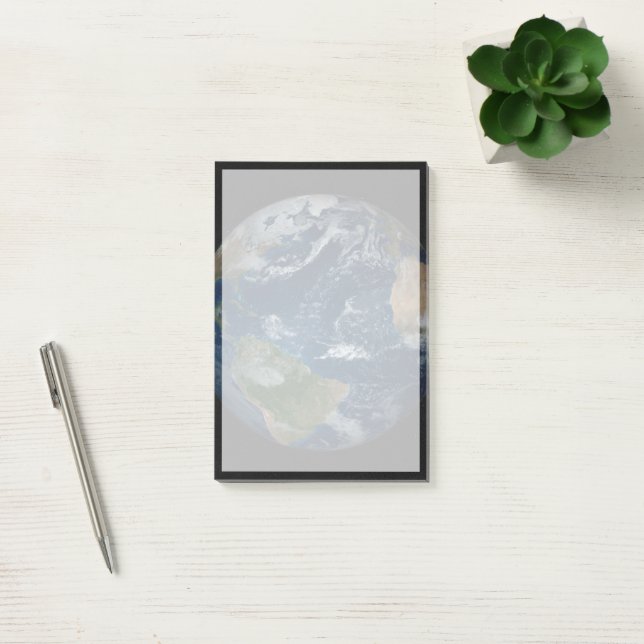 Notas Post-it® Earth With Clouds And Sea Ice (Oficina)