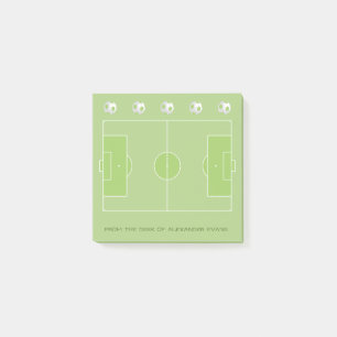 Notas Post-it® Echada del fútbol