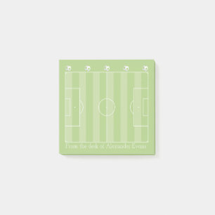 Notas Post-it® Echada del fútbol