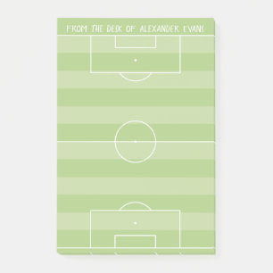 Notas Post-it® Echada del fútbol