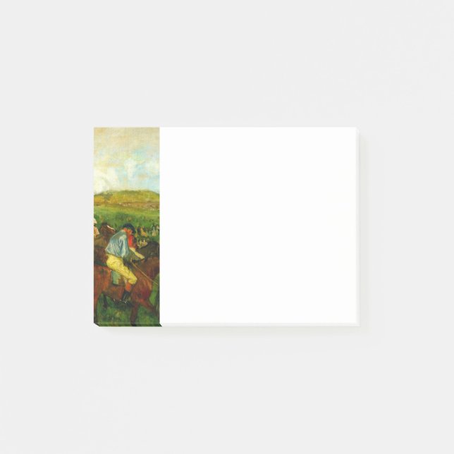 Notas Post-it® Edgar Degas a Caballo (Anverso)