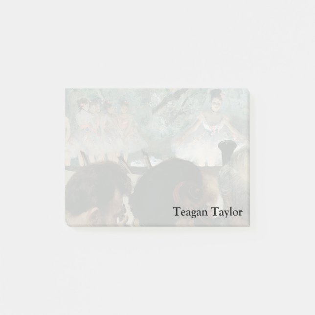 Notas Post-it® Edgar Degas| Músicos de orquesta (Anverso)