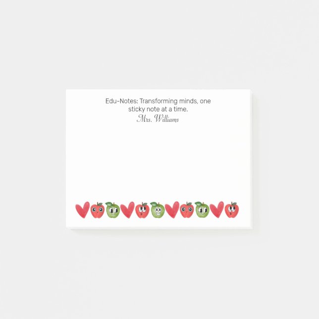 Notas Post-it® Edu-Notes: Transformando Mentes, Apreciación Del P (Anverso)
