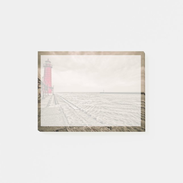 Notas Post-it® EE. UU., Michigan, faro de Grand Haven (Anverso)