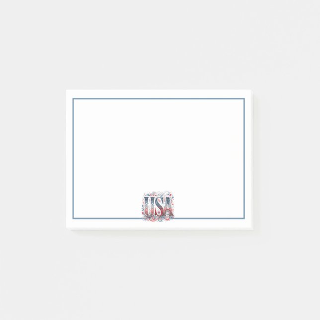 Notas Post-it® EE.UU. único (Anverso)