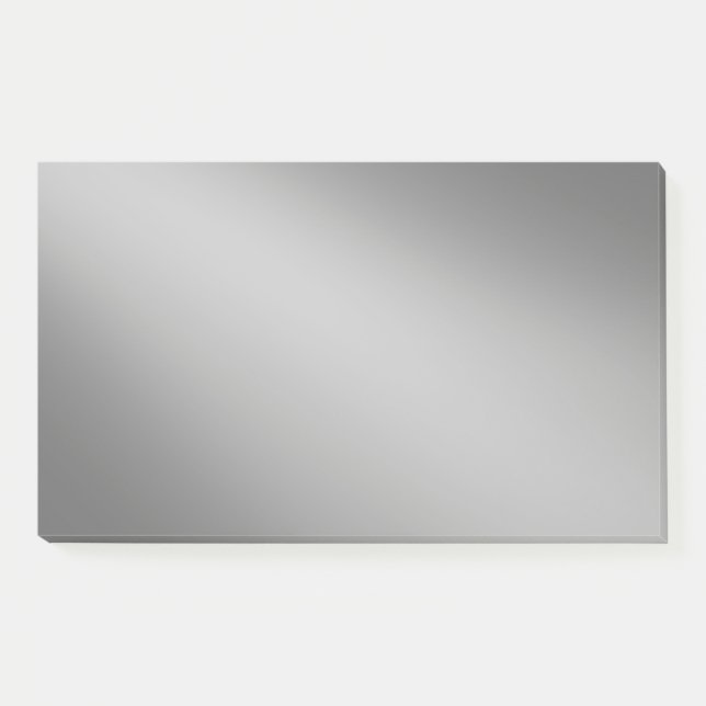 Notas Post-it® Efecto de luz solar gris plateado (Anverso)
