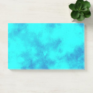 Notas Post-it® efecto de nube de tormenta de estilo Azul