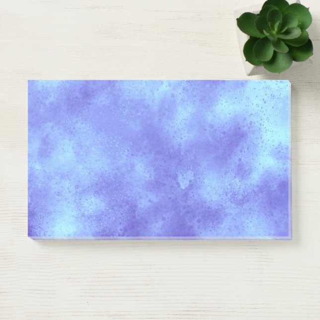Notas Post-it® Efecto de nube de tormenta de estilo Azul (Oficina)