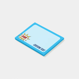 Notas Post-it® Efecto de sonido de comic