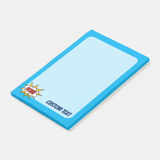 Notas Post-it® Efecto de sonido de comic (En perspectiva)