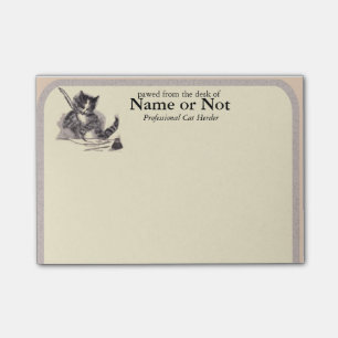 Notas Post-it® Efectos de escritorio del gato - buenos para algo