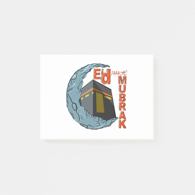 Notas Post-it® Eid mubarak (Anverso)