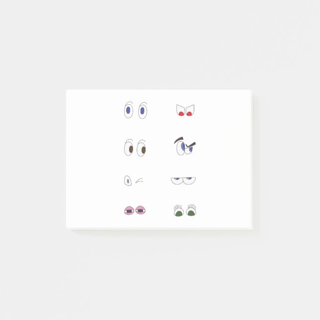 Notas Post-it® Eight Eyes Set Pack (Anverso)