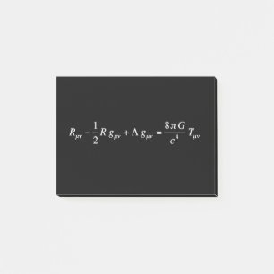 Notas Post-it® Einstein field equation of general relativity