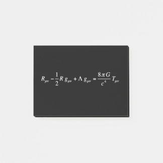 Notas Post-it® Einstein field equation of general relativity