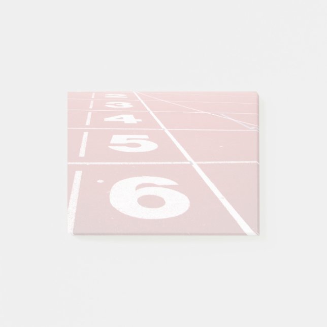 Notas Post-it® Ejecución de pista (Anverso)